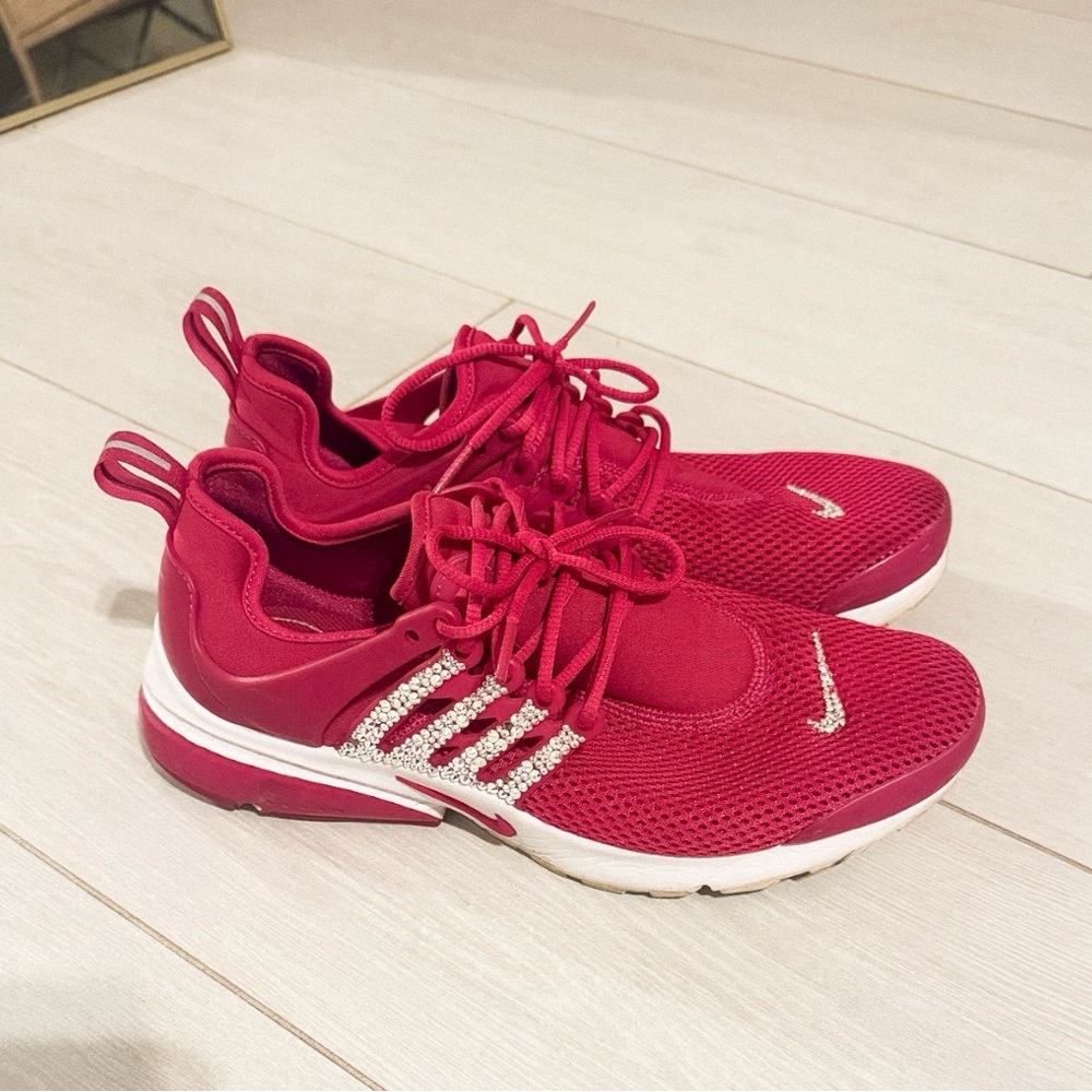 Nike air presto rhinestone Women's Fuchsia Sneakers 10